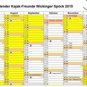 Fahrtenkalender 2015-2