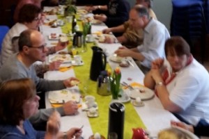 Frühstück in der alten Schule